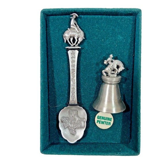 Dallas Ft. Worth, Texas Vintage Souvenir Spoon Collectible - Picture 1 of 5